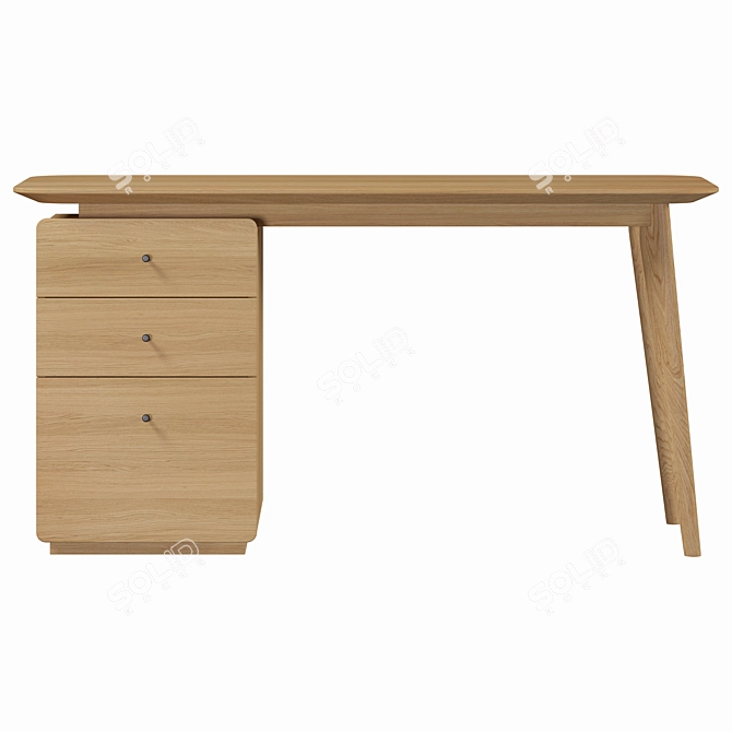 Biface Writing Desk by La Redoute: Stylish and Functional 3D model image 5