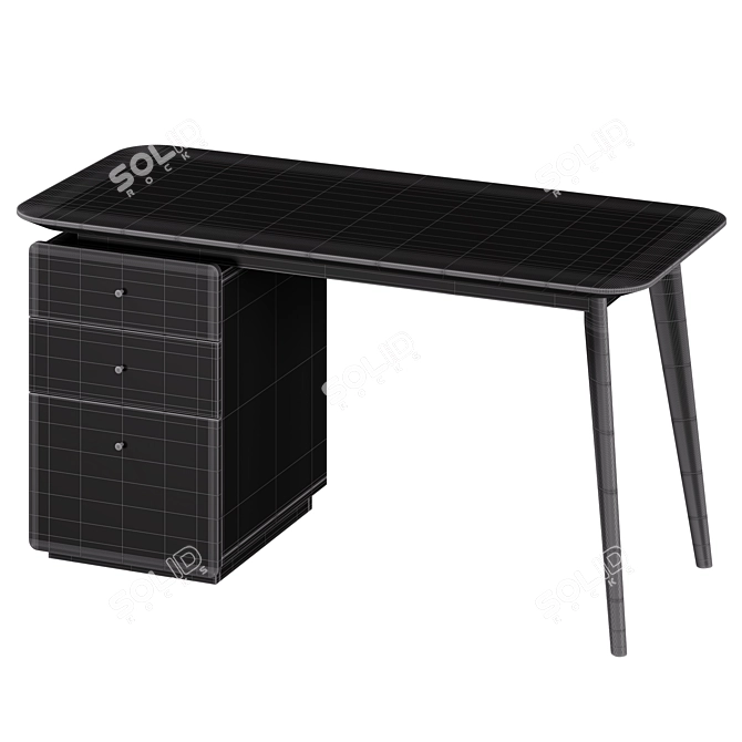 Biface Writing Desk by La Redoute: Stylish and Functional 3D model image 6