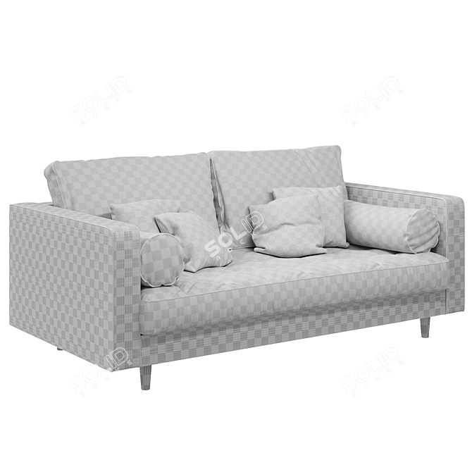 MADE Scott 2 Seater Sofa: Stylish Comfort in 7 Colors 3D model image 4