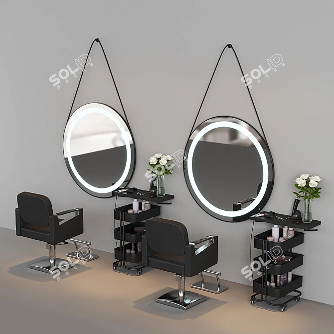 Title: Ultimate Salon Experience 3D model image 15