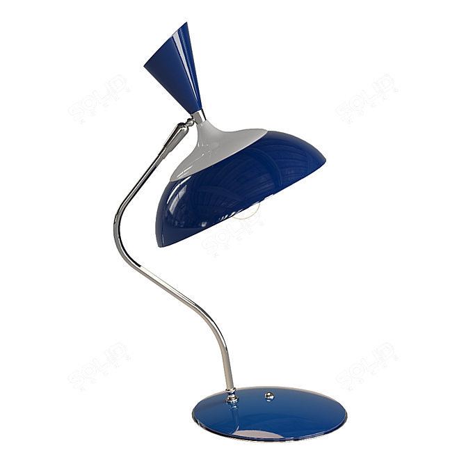 Elegant Romoli Table Lamp 3D model image 1