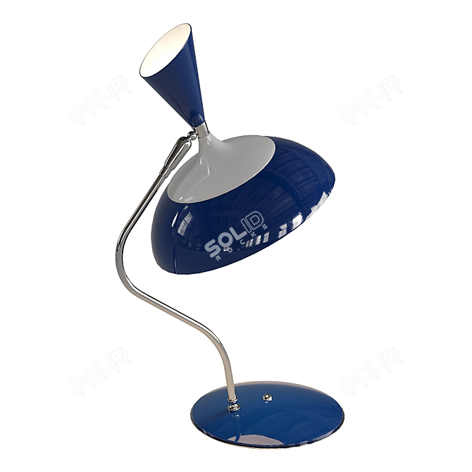 Elegant Romoli Table Lamp 3D model image 2