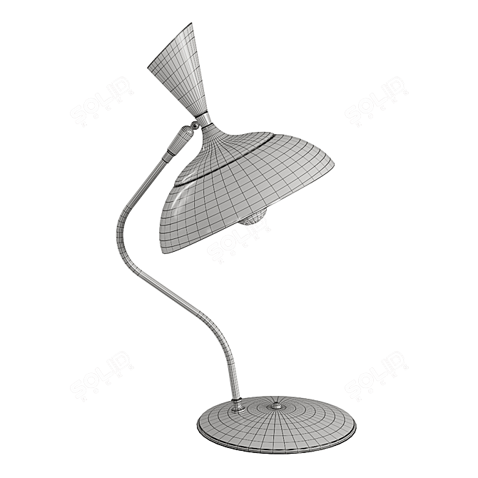 Elegant Romoli Table Lamp 3D model image 4