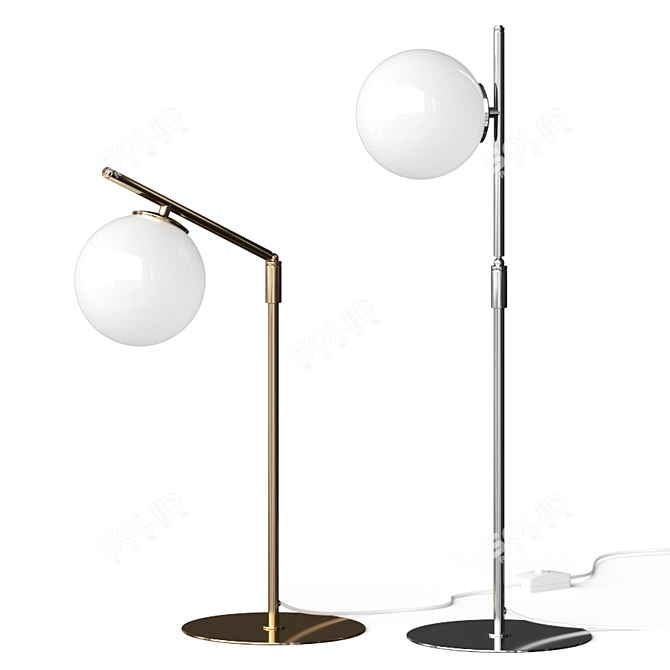 Modern Minimalist Dada Table Lamp 3D model image 1