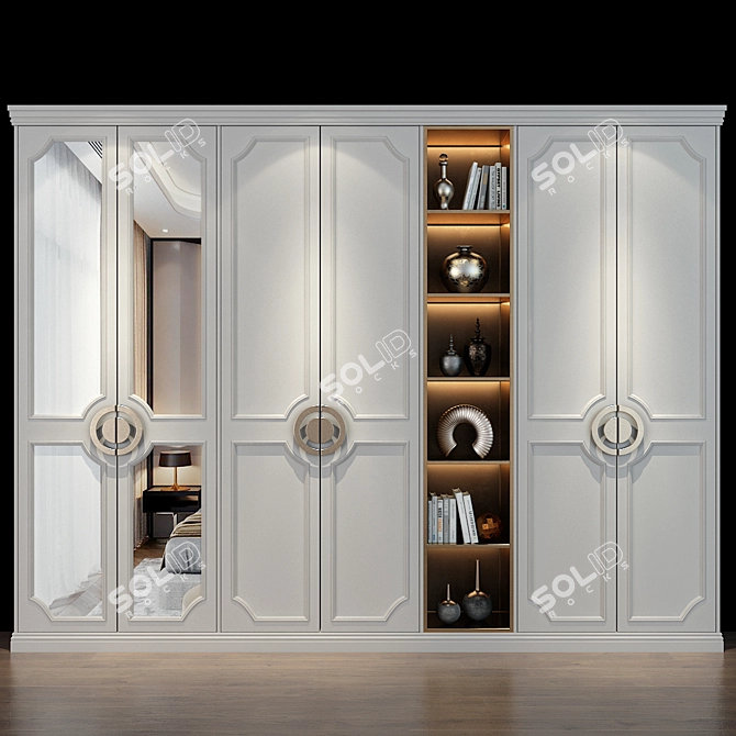 Elegant Storage Solution | Cabinet 3D model image 1