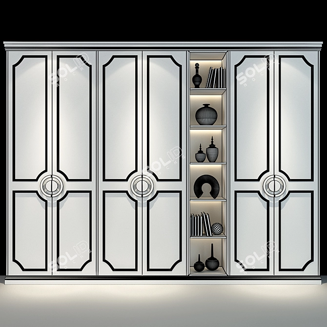 Elegant Storage Solution | Cabinet 3D model image 2