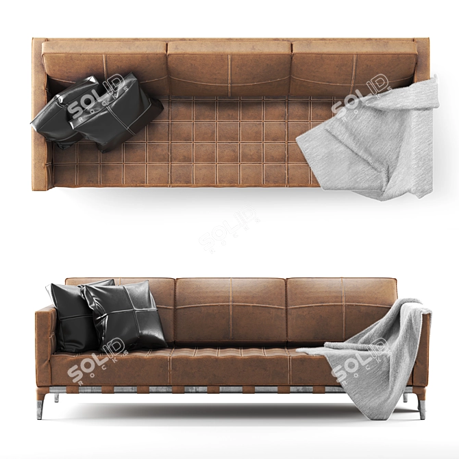 Elegant Prive Chair by Starck 3D model image 8