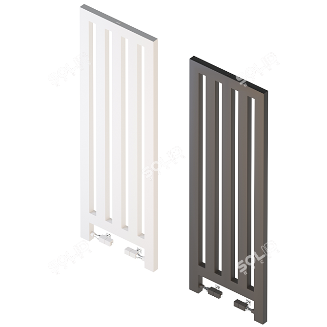 MyNewDress Heated Towel Rail 3D model image 3