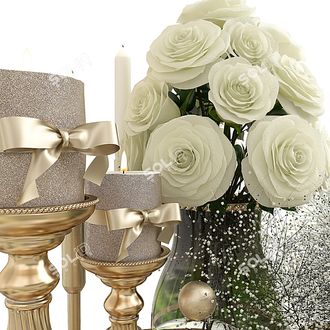 Elegant Decor Set: Exquisite Details 3D model image 2