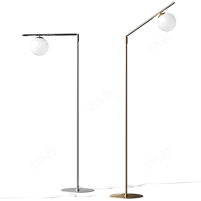 Artistic Illumination: Adriani e Rossi Dada Lamp 3D model image 1