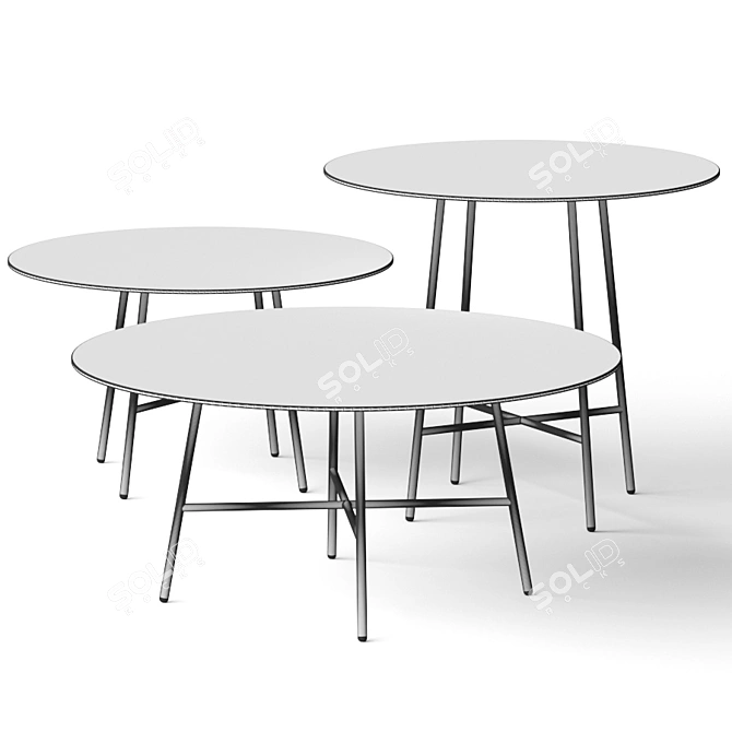 Elegant Tia Maria Coffee Tables 3D model image 3