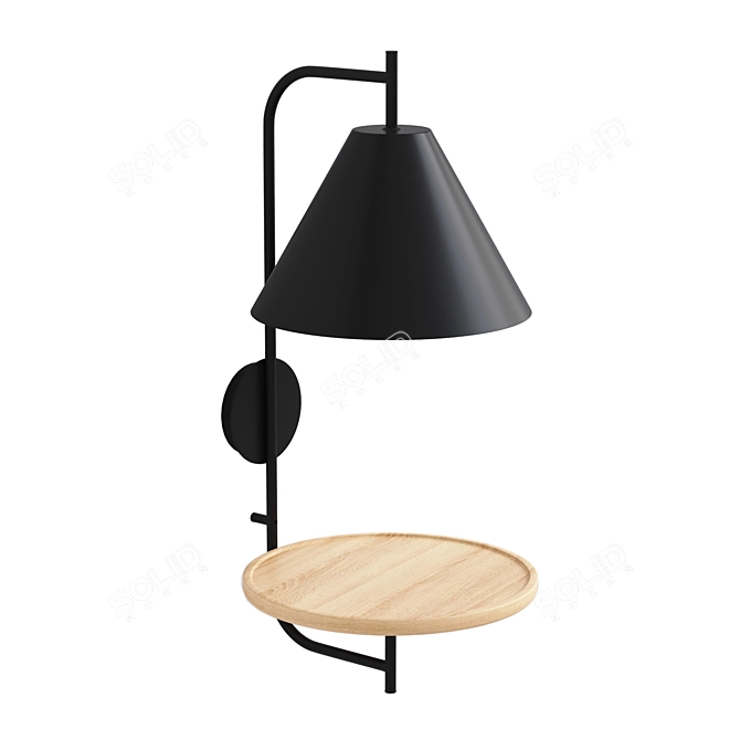 Mugli Swedish Style Wall Lamp 3D model image 1