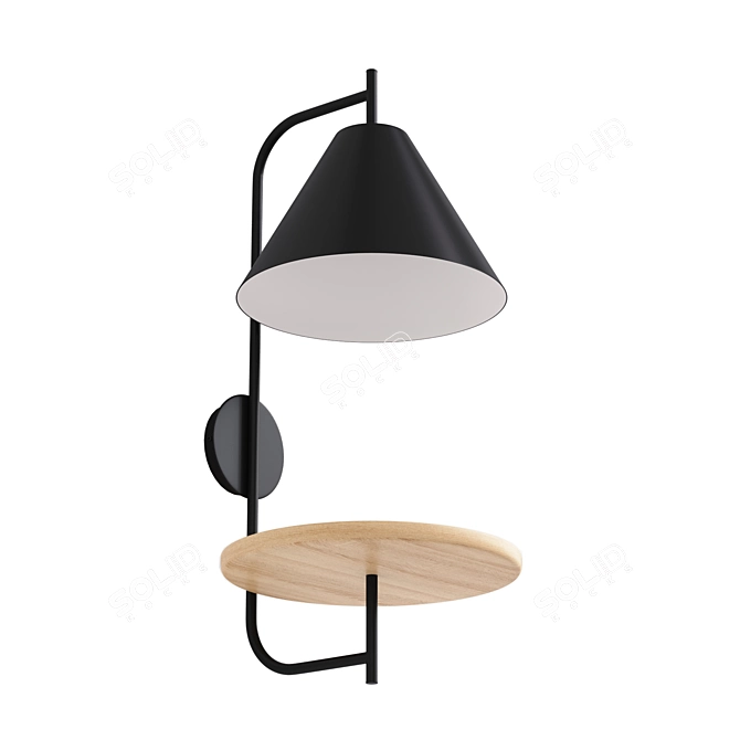 Mugli Swedish Style Wall Lamp 3D model image 2