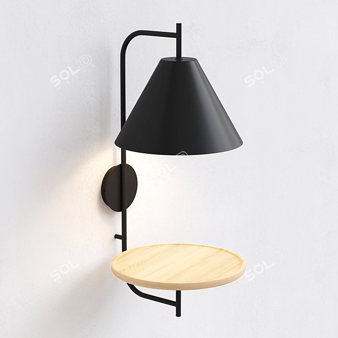 Mugli Swedish Style Wall Lamp 3D model image 5