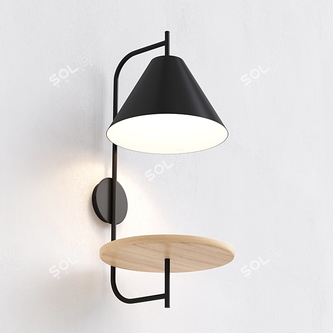 Mugli Swedish Style Wall Lamp 3D model image 6