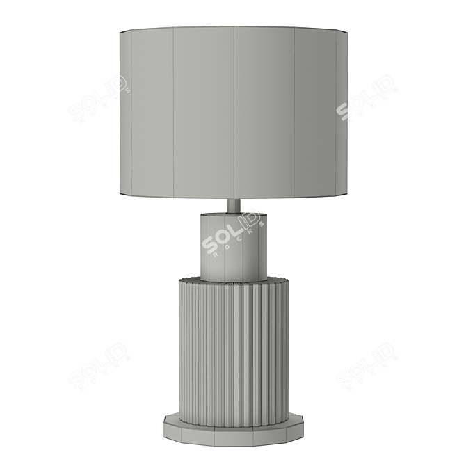 Elegant Bridaine Table Lamp 3D model image 2