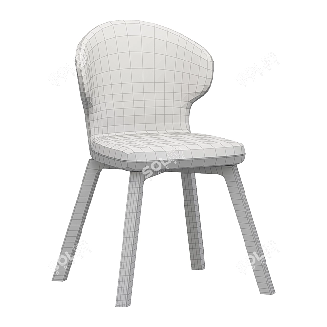 MULA: Stylish and Comfortable Chair 3D model image 2