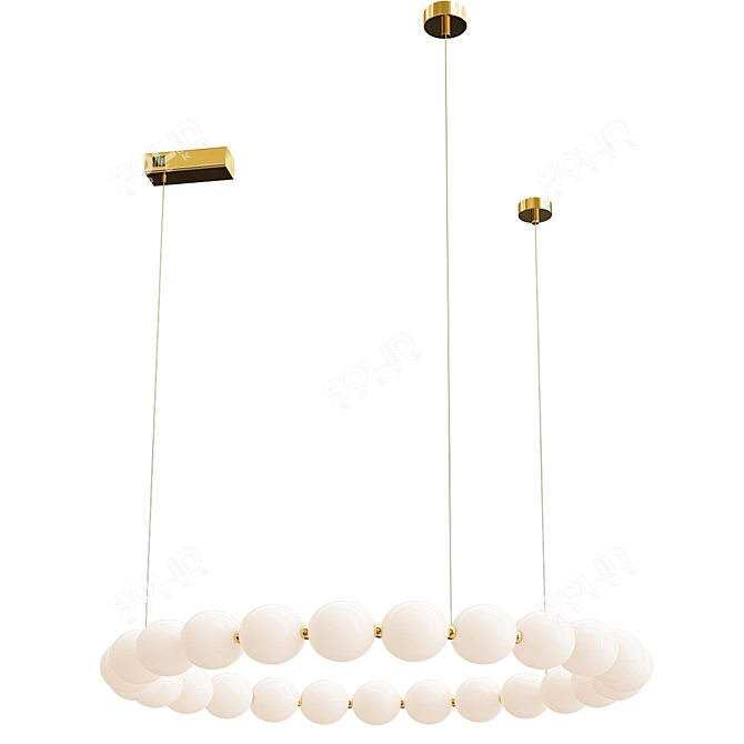 Elegant LIOBA Chandelier Collection 3D model image 2