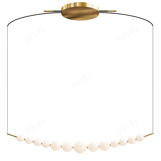 Elegant LIOBA Chandelier Collection 3D model image 3