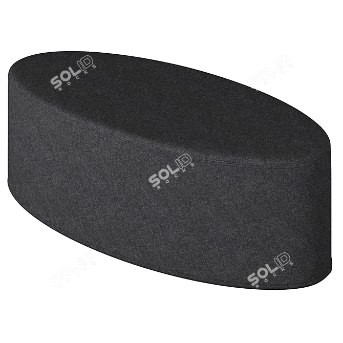 Softline Bon-Bon Pouf: Compact and Stylish 3D model image 2