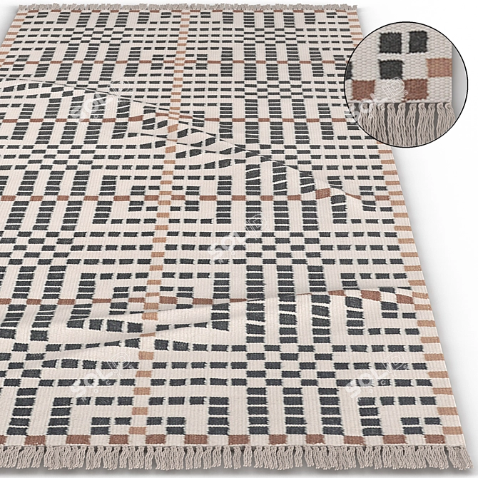 Stylish IKEA Rugs: Vamdrup, Görlöse, Rörande, Stenlille 3D model image 5