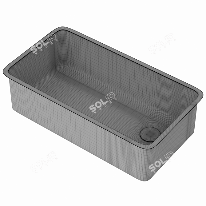 Blanco Formera 33: Premium Stainless Steel Undermount Sink 3D model image 4