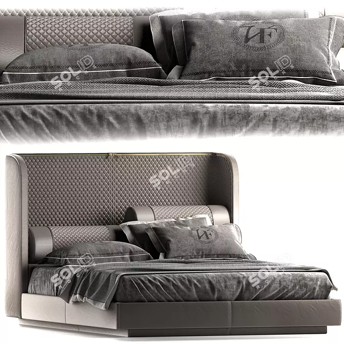 Elevated Elegance: Bellini High-End Lounger 3D model image 1