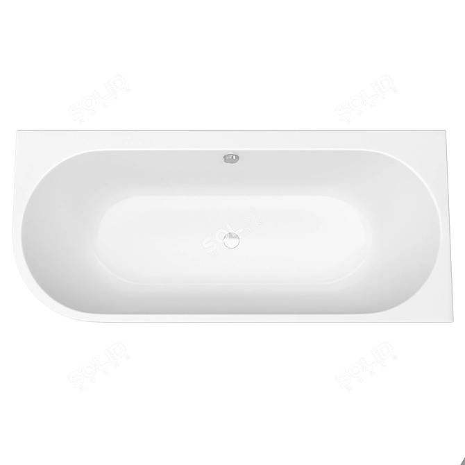 Kolpa-San Dream SP Corner Tub 3D model image 3