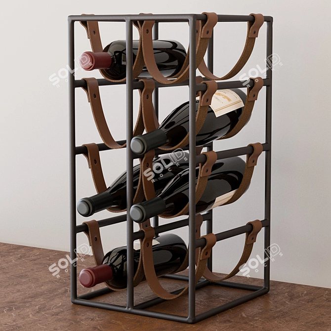  Stylish Umanoff Wine Rack 3D model image 2