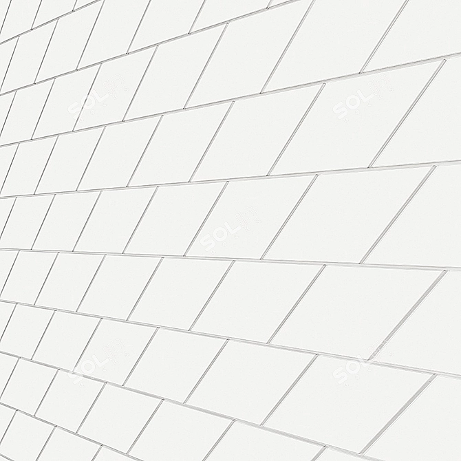 Bondi Diamond: Luxurious 7-Color Collection 3D model image 1