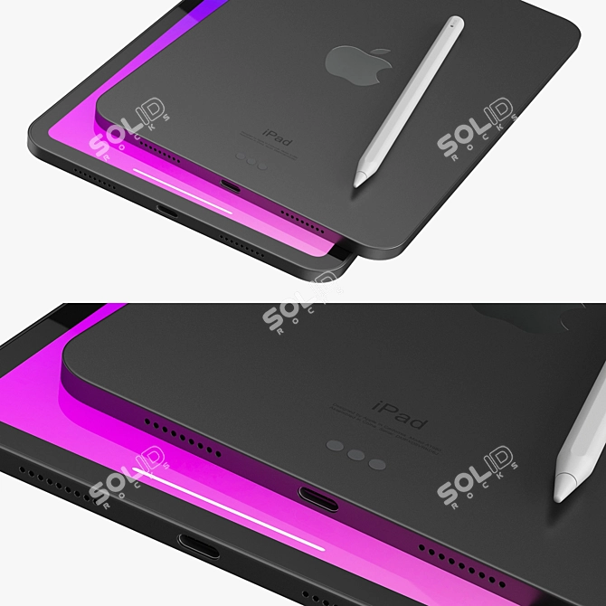 Sleek Apple iPad Mini 6 3D model image 3