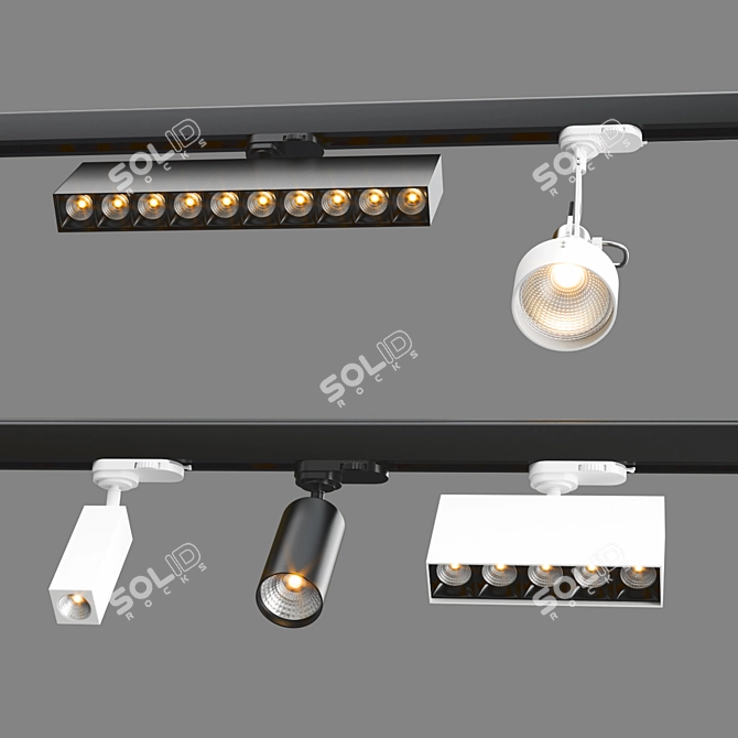 AQFORM Modern Track Lights 3D model image 4