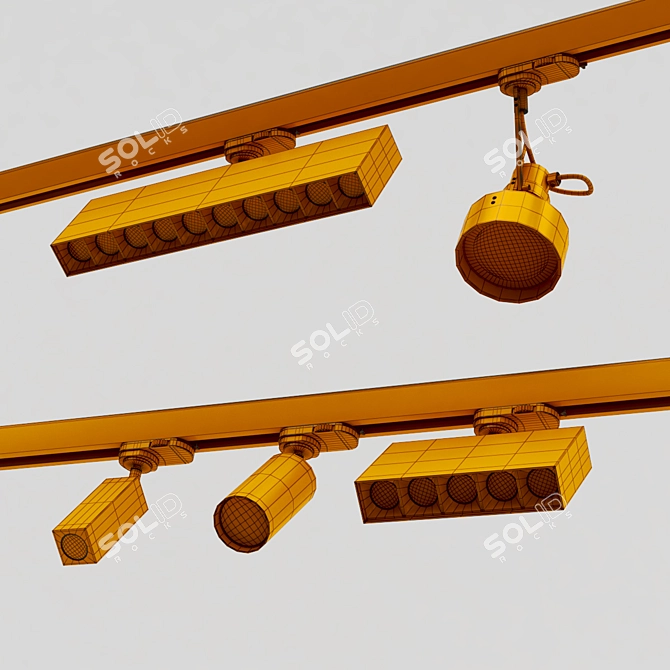 AQFORM Modern Track Lights 3D model image 5