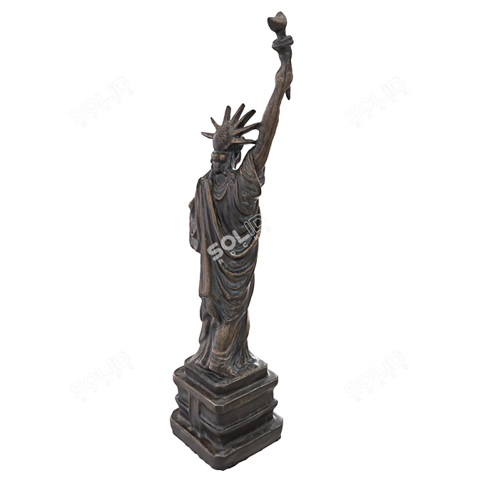 Liberty's Majestic Symbol 3D model image 4