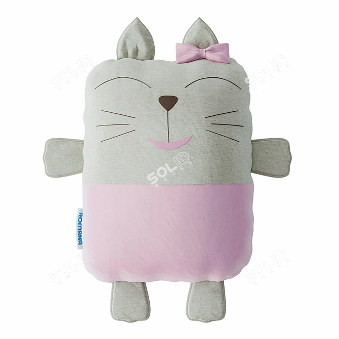 ROMANA Cat Pillow 3D model image 1