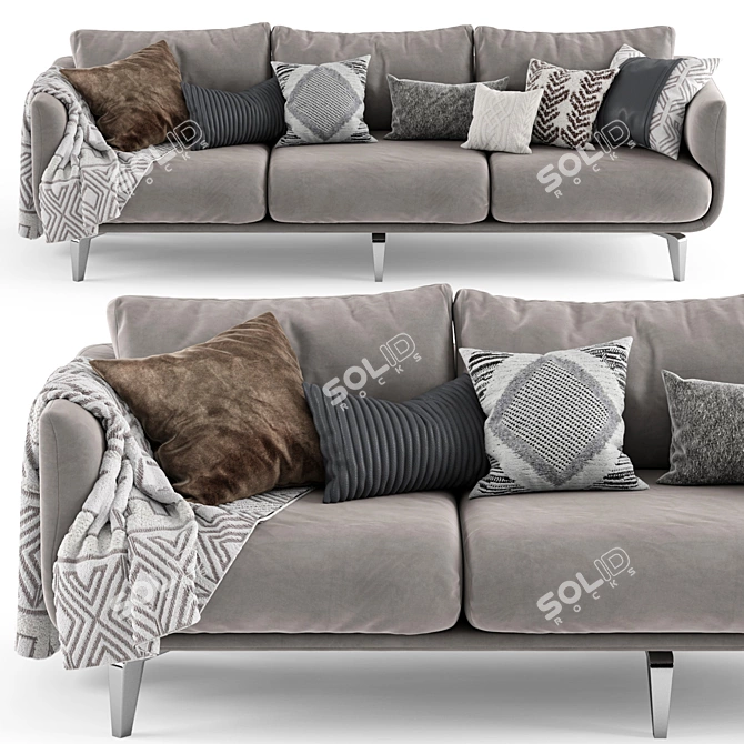 Modern Sits MOA Sofa 3D model image 2