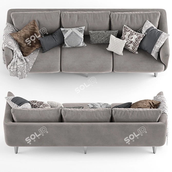 Modern Sits MOA Sofa 3D model image 3