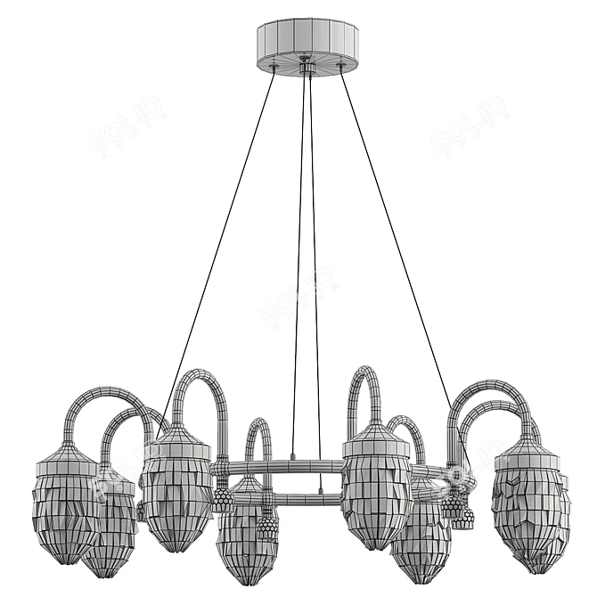 Elegant Clarice 2: Modern Lamp 3D model image 2