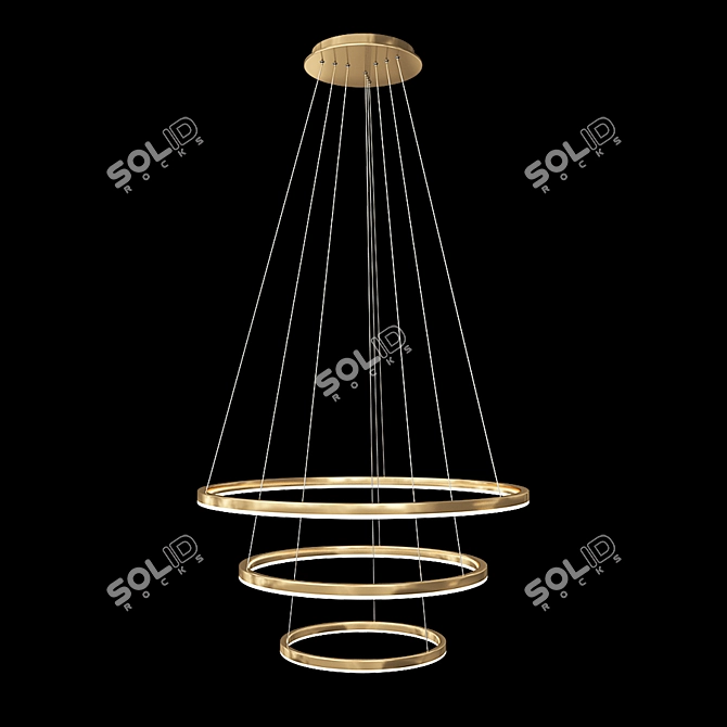 Dimmable LED Pendant Light 3D model image 6