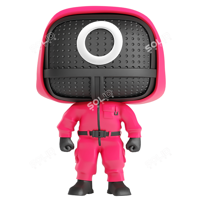 Squid Game Security Guard Funko 3D model image 3