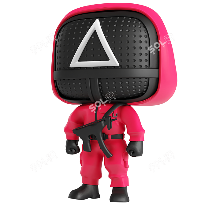 Squid Game Security Guard Funko 3D model image 5