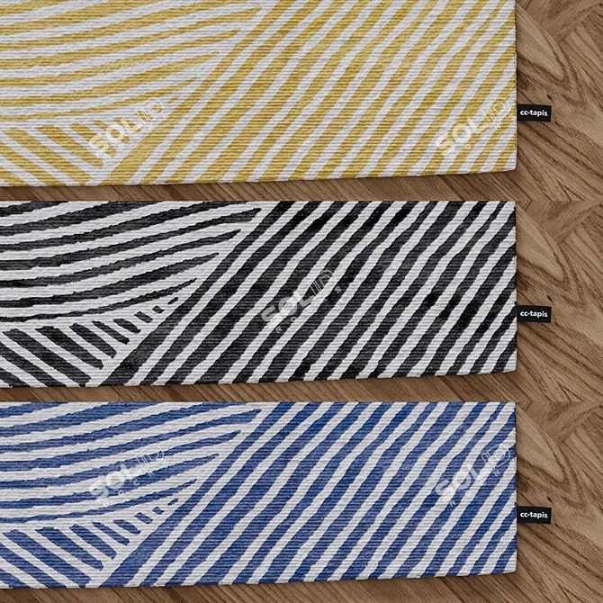 Luxury Inky Dhow Rugs by CC 3D model image 2