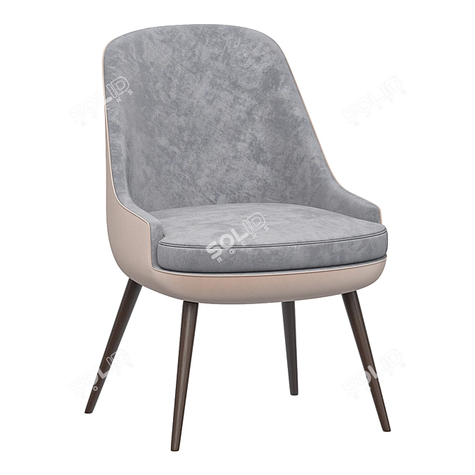 Sleek Modern Seating Solution 3D model image 1