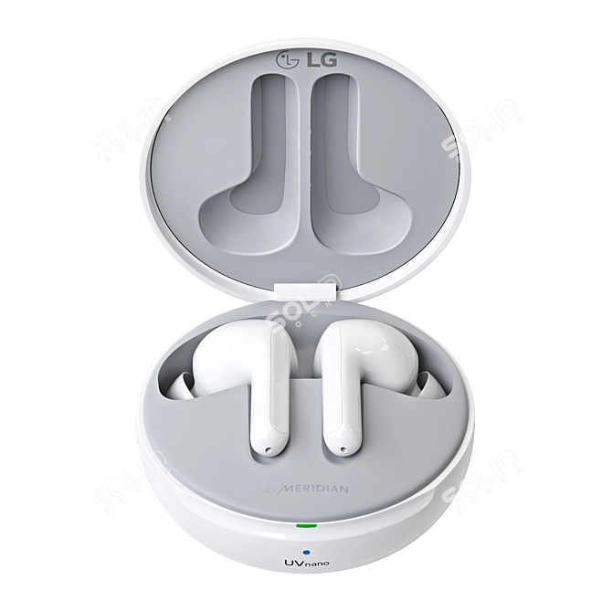 Wireless FN7 Earbuds: Premium Sound 3D model image 2