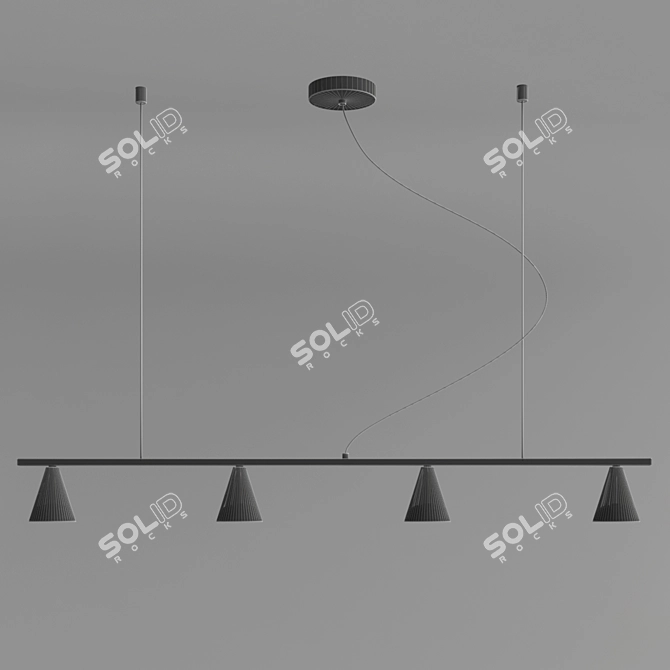 Modern Segri LED Pendant Lamps 3D model image 2