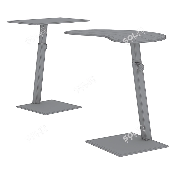  Sleek Lap Coffee Table by Cattelan Italia 3D model image 3