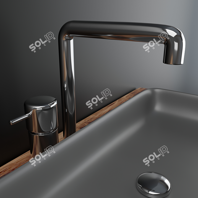 Lagodesign Basin - Sleek and Stylish 3D model image 5