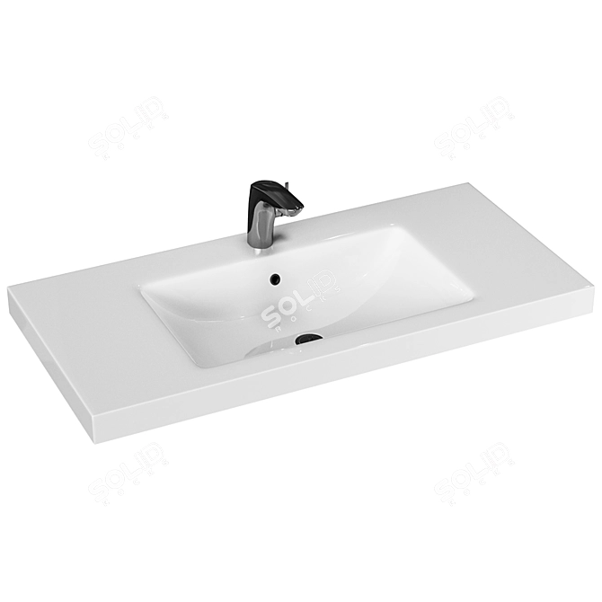 ODENSVIK Single Sink - Stylish and Functional 3D model image 1