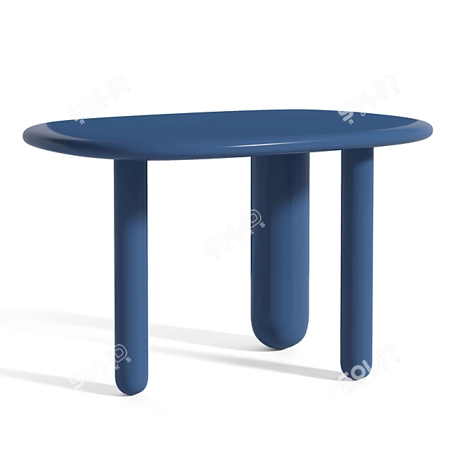 Elegant Tottori Three-Legged Table 3D model image 3