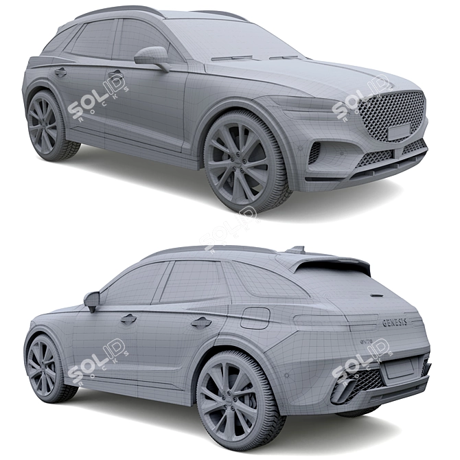 Genesis GV70: High-Quality 3D Model 3D model image 5